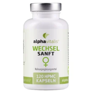 alphavitalis Wechselsanft Wirkstoffkomplex – 120 Kapseln – Vorderseite 1