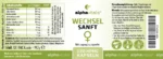 alphavitalis Wechselsanft Wirkstoffkomplex – 120 Kapseln – Rückseite Etikett