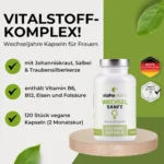 alphavitalis Wechselsanft Wirkstoffkomplex – 120 Kapseln - Produktinformation 2