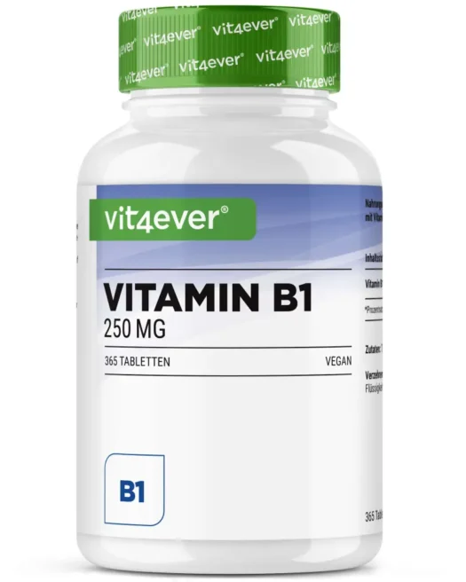 Vit4ever <br>Vitamin B1 - 365 Tabletten