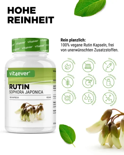 Vit4ever <br>Rutin - 180 Kapseln – Bild 4