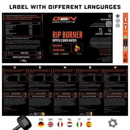 GEN <br>Rip Burner - 180 cápsulas - Imagen 4