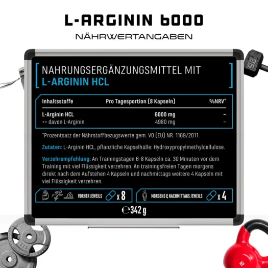 GEN <br>L-Arginina - 380 cápsulas - Imagen 3