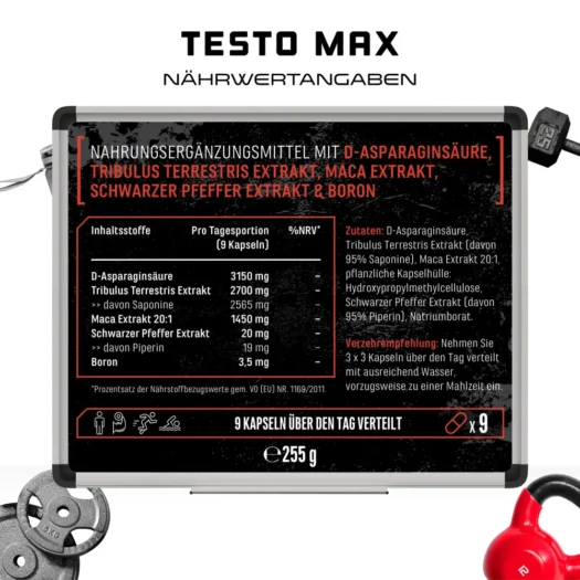 GEN <br>Testo Max - 270 capsules - Afbeelding 3