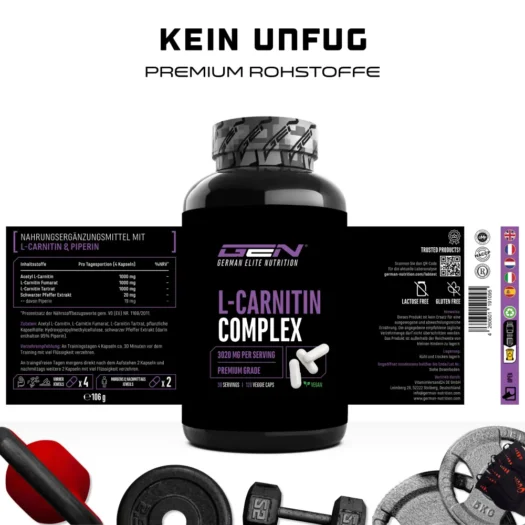 GEN <br>L-Carnitina Triplo Complesso - 120 capsule - immagine 2