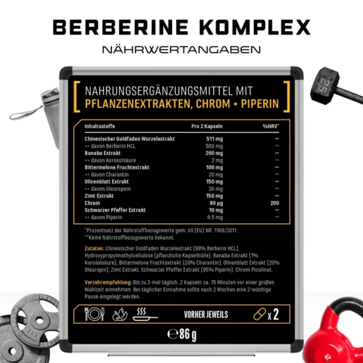 GEN <br>Berberin Complex - 120 Kapseln – Bild 4