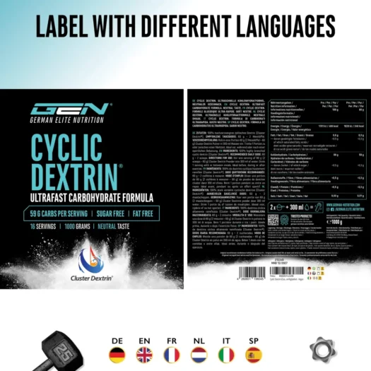 GEN <br>Cyclic Cluster Dextrin - 1000 g – Bild 3