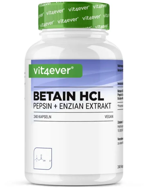Vit4ever <br>Betaina HCL - 240 capsule