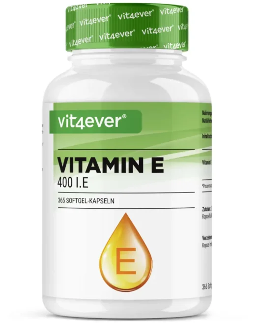 Vit4ever <br>Vitamina E 400 U.I. - 365 cápsulas