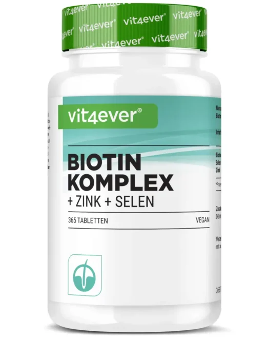 Vit4ever <br>Biotina + selenio + zinco - 365 compresse
