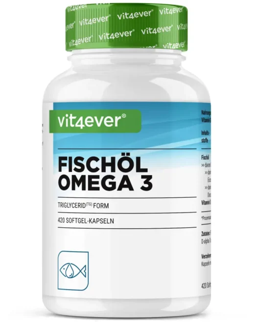 Vit4ever <br>Omega 3 - 420 Cápsulas