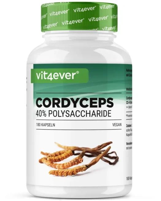 Vit4ever <br>Ekstrakt Cordyceps Intenso - 180 kapsułek