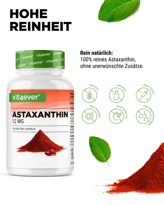 Vit4ever <br>Astaxantina - diferentes cantidades - Imagen 4