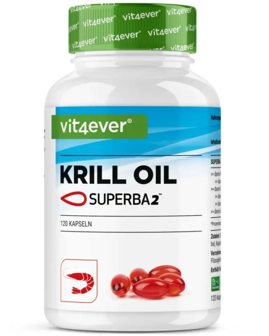 Vit4ever <br>Aceite de krill - 120 cápsulas
