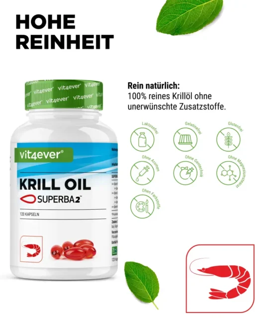 Vit4ever <br>Aceite de krill - 120 cápsulas - Imagen 4