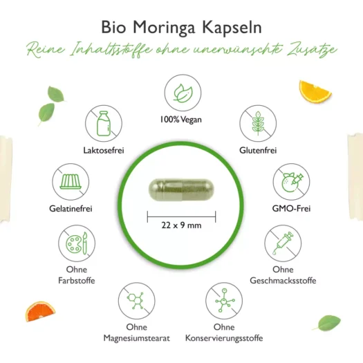 Vit4ever <br>Moringa ecológica - 300 cápsulas - Imagen 3
