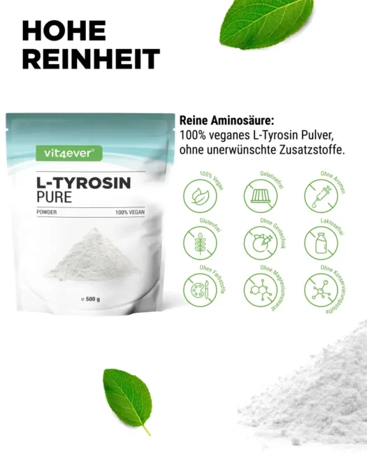 Vit4ever <br>L-Tirosina - 500 g - immagine 4