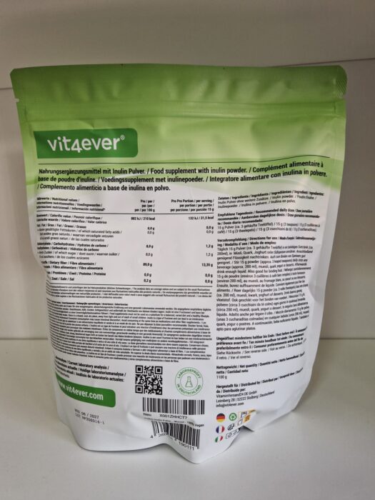 Vit4ever <br>Prebio Inulina - 1100 g - Imagen 2