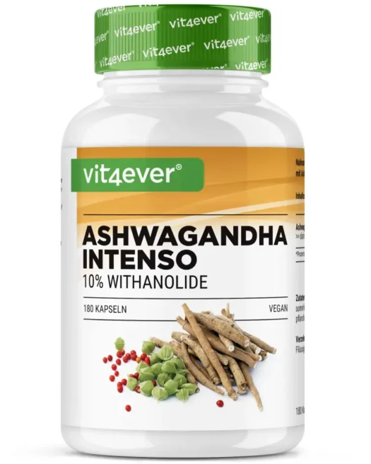 Vit4ever <br>Extracto de Ashwagandha Intenso - 180 cápsulas