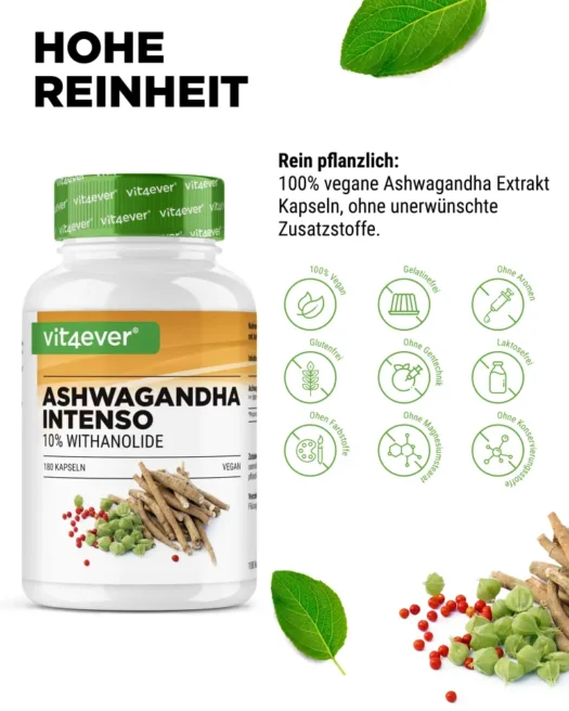 Vit4ever <br>Extracto de Ashwagandha Intenso - 180 cápsulas - Imagen 4