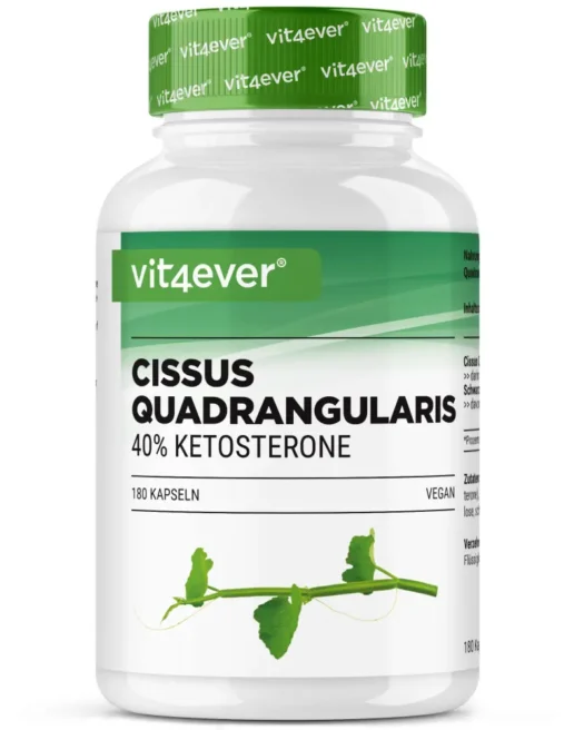 Vit4ever <br>Extracto de Cissus quadrangularis - 180 cápsulas