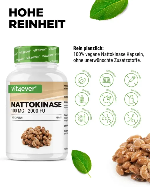 Vit4ever <br>Nattoquinasa - diferentes cantidades - Imagen 4