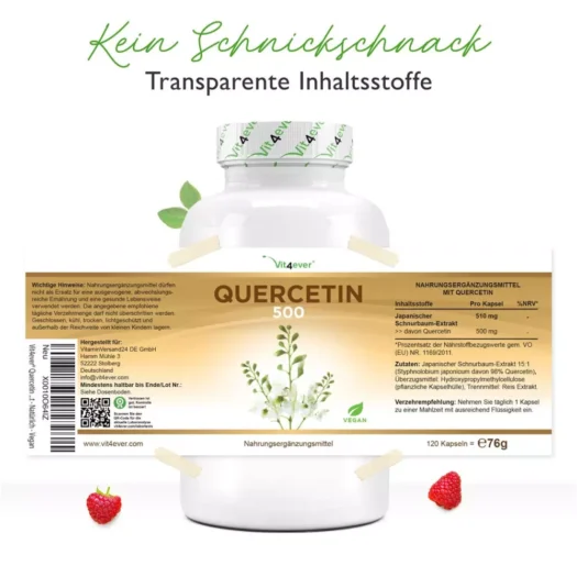 Vit4ever <br>Quercetina - 120 cápsulas - Imagen 3