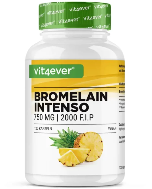 Vit4ever <br>Bromelina Intenso 2000 F.I.P - 120 capsule