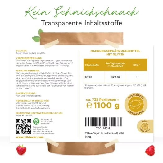 Vit4ever <br>Glicina - 1100 g - immagine 3