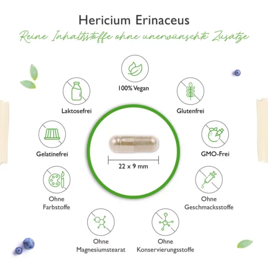 Vit4ever <br>Hericium Erinaceus Intenso - 180 kapsułek - obrazek 3