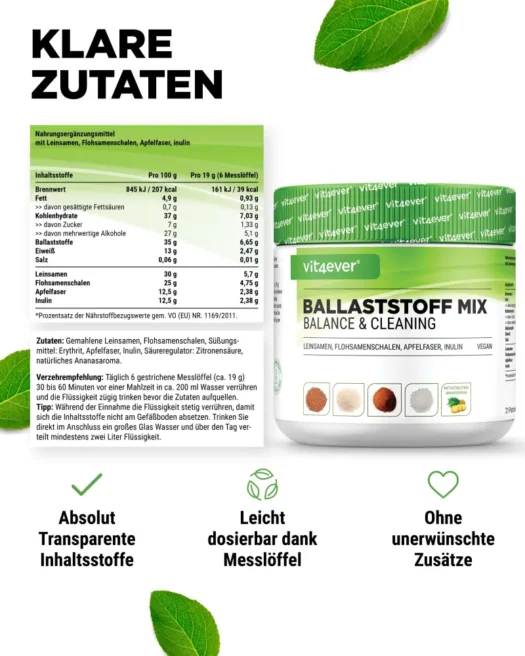 Vit4ever <br>Mezcla de fibras dietéticas - 400 g - Imagen 2