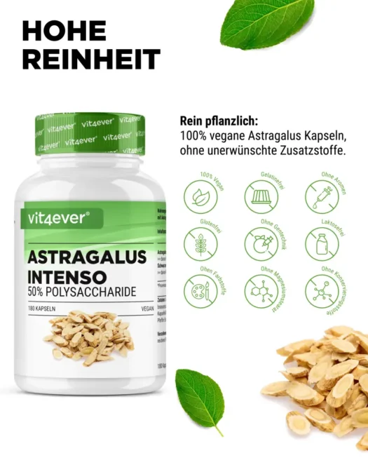 Vit4ever <br>Astragalus Intenso - 180 cápsulas - Imagen 4