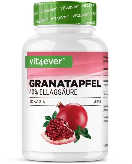 Vit4ever <br>Extracto de granada - 240 cápsulas