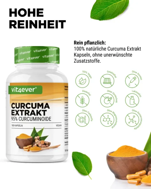 Vit4ever <br>Extracto de cúrcuma Intenso - 180 cápsulas - Imagen 4