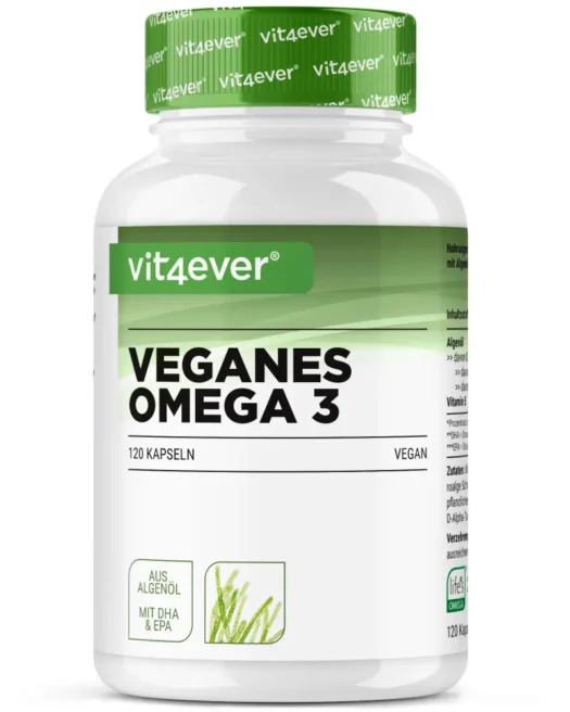 Vit4ever <br>Aceite vegano de algas omega 3 - 120 cápsulas