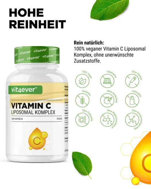Vit4ever <br>Complejo liposomal de vitamina C - 240 cápsulas - Imagen 4