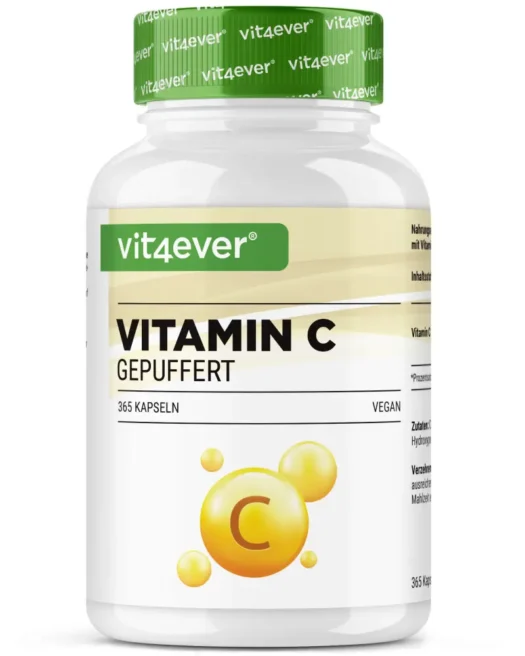 Vit4ever <br>Vitamina C tamponata - 365 capsule