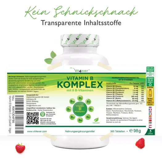 Vit4ever <br>Complejo vitamínico B - diferentes cantidades - Imagen 2