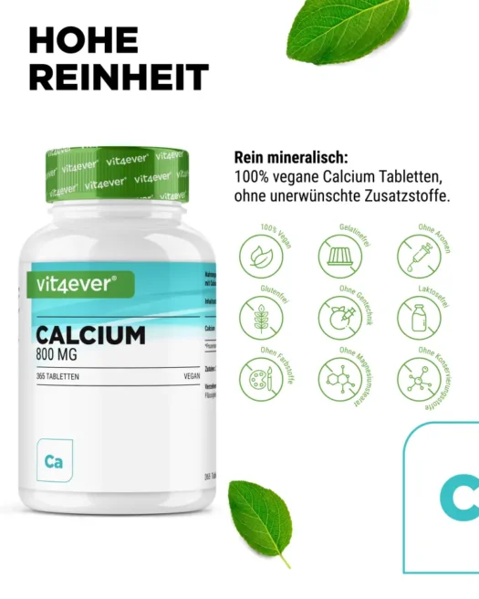 Vit4ever <br>Calcium - 365 Tabletten – Bild 4