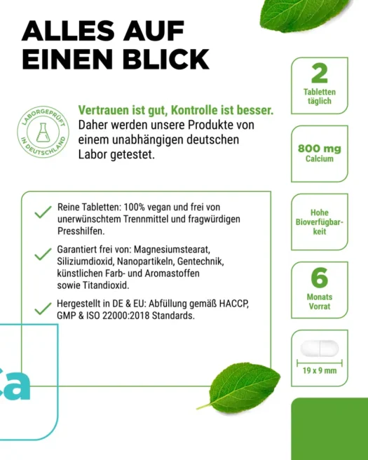 Vit4ever <br>Calcium - 365 Tabletten – Bild 5