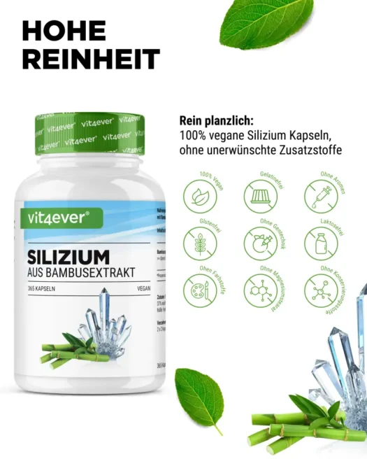 Vit4ever <br>Silizium - 365 Kapseln – Bild 4