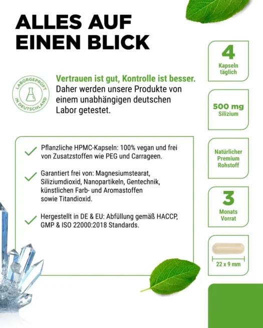 Vit4ever <br>Silizium - 365 Kapseln – Bild 5