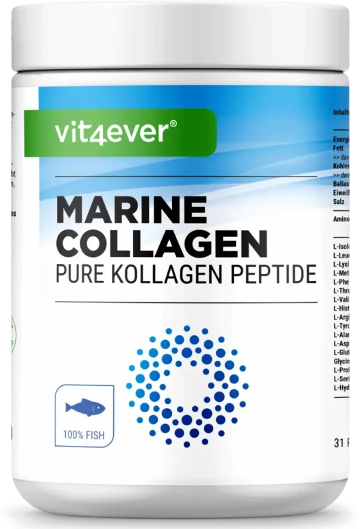 Vit4ever <br>Marine collageen (vis) - 500 g