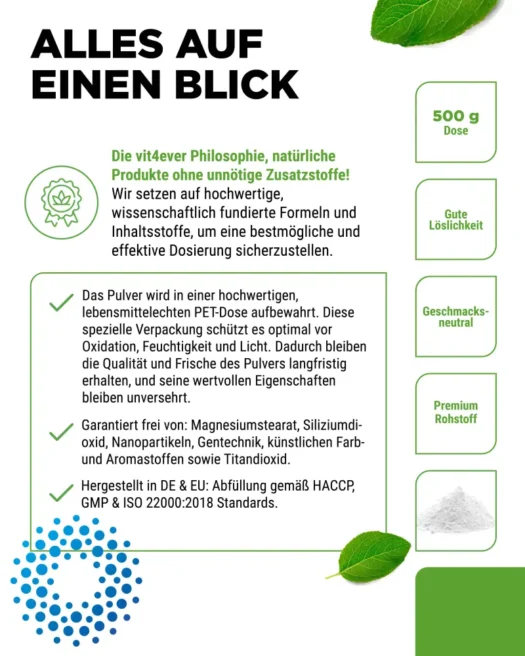 Vit4ever <br>Marine collageen (vis) - 500 g - Afbeelding 5