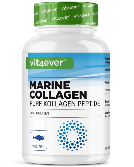 Vit4ever <br>Colágeno marino (pescado) - 300 comprimidos