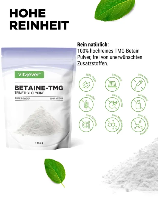 Vit4ever <br>Betaïne poeder - 150 g - Afbeelding 4