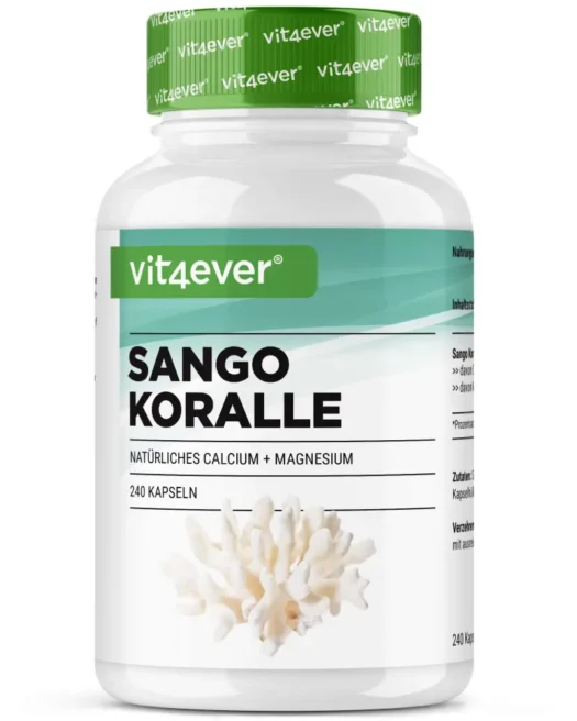 Vit4ever <br>Coral marinho Sango - 240 cápsulas