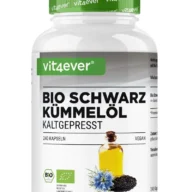 Vit4ever <br>Huile de cumin noir bio - 240 gélules