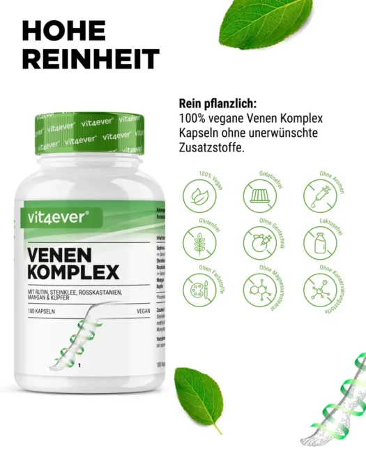 Vit4ever <br>Complexe veineux - 180 gélules – Image 4