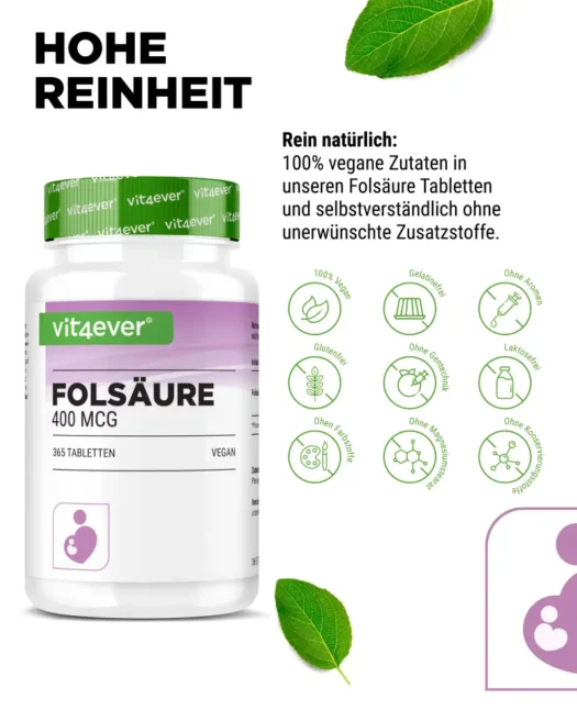 Vit4ever <br>Folic acid - 365 tablets - Image 4